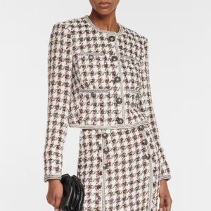 Veronica Beard Cirtane Houndstooth Jacket Size 10
